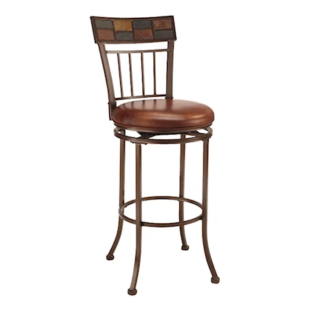 30" Bar Stool with Upholstered Seat